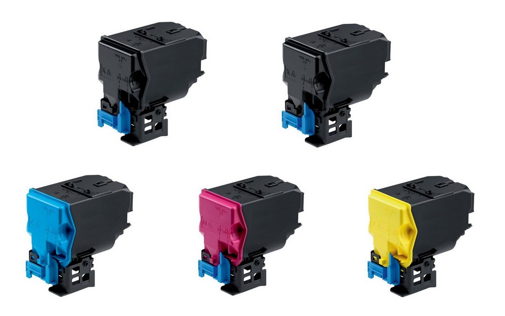 Compatible Konica Minolta bizhub C25 Toner Cartridge Combo Pack (2-BK/1-C/M/Y) (TNP272B1CMY)