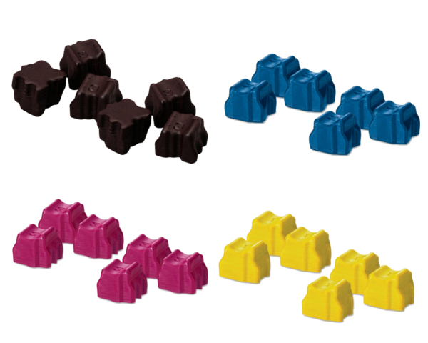Compatible Xerox Phaser ColorQube 8870/8880DN Combo Solid Ink Sticks (BK/C/M/Y) (108R0095MP)