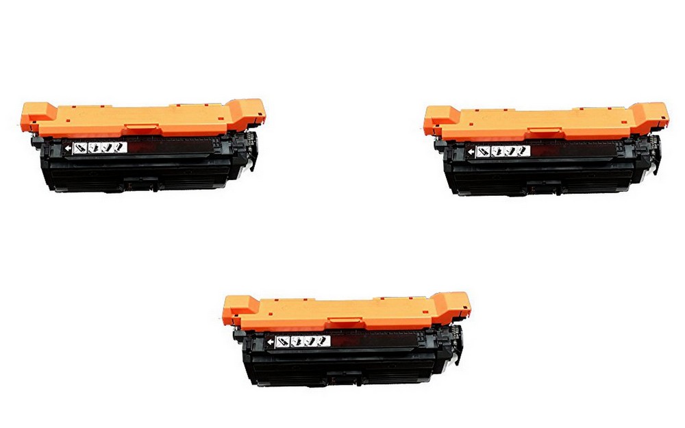 Compatible HP Color LaserJet Enterprise M651 Black Toner Cartridge (3/PK-20500 Page Yield) (NO. 654X) (CF330X3PK)