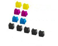 Media Sciences MDAMS8200MP2 Color Solid Ink Sticks Combo Pack (5EA-BK/2EA-C/M/Y) - Equivalent to Xerox 016-204MP2