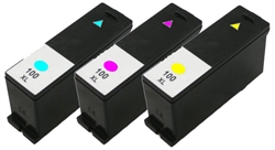Compatible Lexmark NO. 100XL High Yield Inkjet Combo Pack (C/M/Y-600 Page Yield) (14N1188)