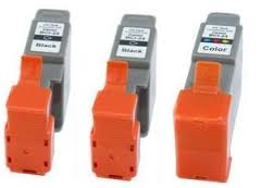 Compatible Canon BCI-24 Inkjet Combo Pack (2-Black/1-Color) (6881A039)
