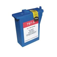 Compatible Pitney Bowes K700 Red Postage Meter Inkjet (797-0)
