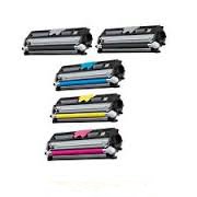 Compatible Epson AcuLaser C900/C1900 Toner Cartridge Combo Pack (2-BK/1-C/M/Y) (C13S051112B1CMY)