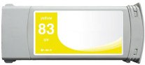 Compatible HP DesignJet 5000/5500 Yellow UV Inkjet (3/PK-680 ML) (NO. 83) (C5075A)
