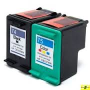 Compatible HP NO. 74/75 Inkjet Combo Pack (Black/Color) (CC659FN)
