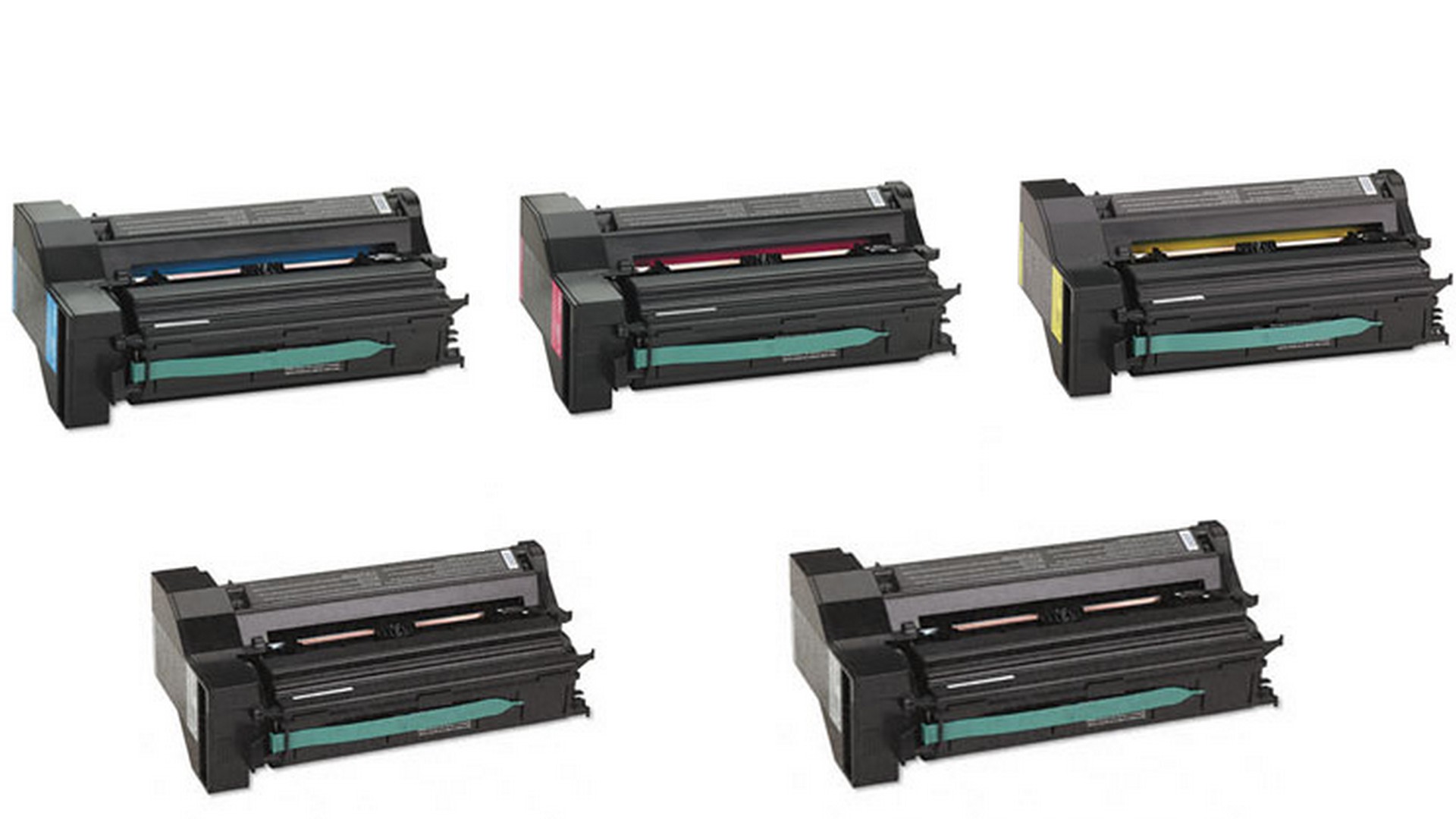 Compatible IBM InfoPrint Color 1754/1764 High Yield Toner Cartridge Combo Pack (2-BK/1-C/M/Y) (39V1912B1CMY)
