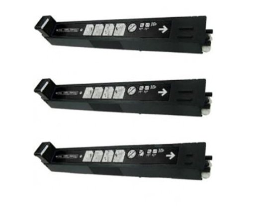 Compatible HP Color LaserJet CM-6030/6040 Black Toner Cartridge (3/PK-19500 Page Yield) (NO. 825A) (CB390A3PK)