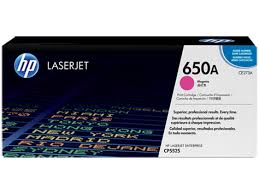 HP Color LaserJet CP-5520/5525 Magenta Toner Cartridge (15000 Page Yield) (NO. 650A) (CE273A)