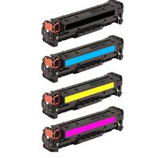Compatible HP Color LaserJet Pro M476 Toner Cartridge Combo Pack (BK/C/M/Y) (NO. 312A) (CF380MP)