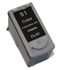 Compatible Canon CL-51 Tri-Color Inkjet (2/PK-330 Page Yield) (0618B013)