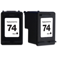 Compatible HP NO. 74 Black Inkjet (2/PK-200 Page Yield) (CZ069FN)