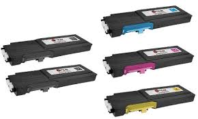 Compatible Dell C2660/2665 Toner Cartridge Combo Pack (2-BK/1-C/M/Y) (2B1CMY2665)