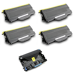Compatible Brother DR-360/TN-360VB Drum/Toner Value Combo Pack (1ea-Drum -12000 Page Yield/4ea-Toners-2600 Page Yield)