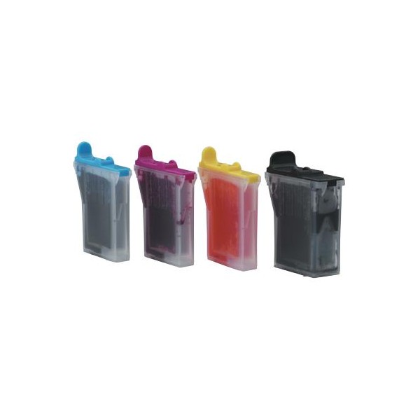 Compatible Brother LC-21MP Inkjet Combo Pack (BK/C/M/Y)