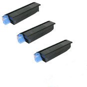 Compatible Okidata C5100/5510 Black Toner Cartridge (3/PK-5000 Page Yield) (TYPE C6) (421274043PK)