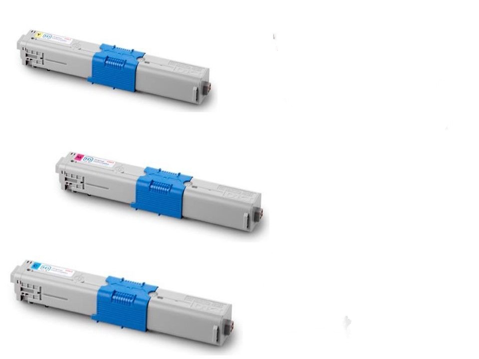 Compatible Okidata C510/MC950 High Yield Toner Cartridge Combo Pack (C/M/Y) (TYPE 17) (444697HYCMY)