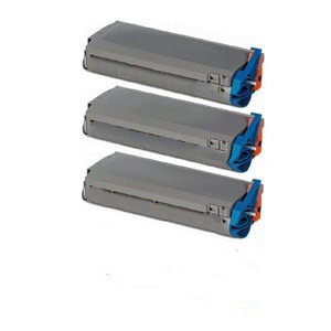 Compatible Okidata ES-2024/2426 Black Toner Cartridge (3/PK-10000 Page Yield) (TYPE C4) (521149013PK)