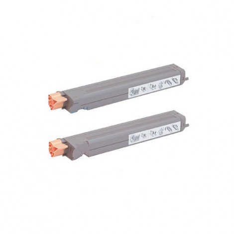 Compatible Xerox Phaser 7400 Black High Capacity Toner Cartridge (2/PK-15000 Page Yield) (106R010802PK)