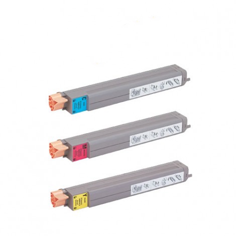 Compatible Okidata C9600/9800 Toner Cartridge Combo Pack (C/M/Y) (TYPE C7) (4291891CMY)