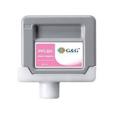 Compatible Canon PFI-301PM Photo Magenta Standard Yield Wide Format Inkjet (330 ML) (1491B001AA)