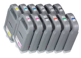 Compatible Canon PFI-701 Wide Format Inkjet Combo Pack (BK/C/M/Y/PC/PM/MBK/GY/PGY/G/R/B) (700 ML) (PFI-701CMP)