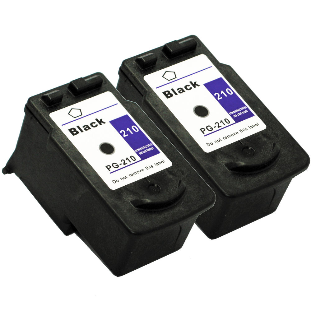 Compatible Canon PG-210 Black Standard Capacity Inkjet (2/PK-220 Page Yield) (PG-2102PK)