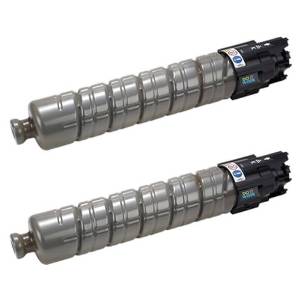 Compatible Savin MP-C2003/2011/2503 Black Toner Cartridge (2/PK-15000 Page Yield) (TYPE MP-C2503H) (89182PK)