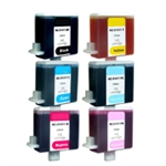 Compatible Canon W7200/8200/8400 Inkjet Combo Pack (BK/C/M/Y/LC/LM) (330 ML) (BCI-1411MP)