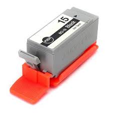 Compatible Canon BCI-15BK Black Inkjet (350 Page Yield) (8190A003)
