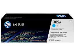 HP Color LaserJet M351/475 Cyan Toner Cartridge (2600 Page Yield) (NO. 305A) (CE411A)