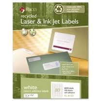 Maco 1/2in x 1 3/4in White Eco Return Address Labels (MRL-8100)