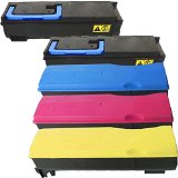 Compatible Kyocera Mita FS-C5200DN Toner Cartridge Combo Pack (2-BK/1-C/M/Y) (TK-5522B1CMY)