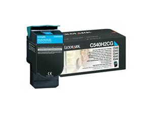 Lexmark C540/543/544/X544/546/548 Cyan High Yield Toner Cartridge (2000 Page Yield) (C540H2CG)