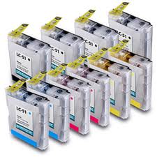 Compatible Brother LC-51-4BK2CMY Inkjet Combo Pack (4EA-BK/2EA-C/M/Y)