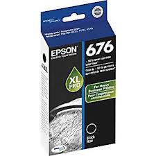 Epson NO. 676XL Black Inkjet (2400 Page Yield) (T676XL120)