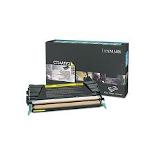 Lexmark C748 Yellow Toner Cartridge (10000 Page Yield) (C748H2YG)