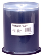 Verbatim 700MB/80min 52x Unbranded CD-R Discs (100/PK) (94970)