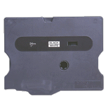 Brother TXA311 1/2in Black on Gray P-Touch Tape