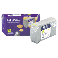 HP NO. 80 Magenta Inkjet (350ML-4400 Page Yield) (C4847A)
