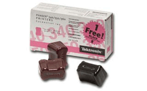 Tektronix-Xerox Phaser 340/350/360 Solid Ink Sticks (2 Magenta/1 Black) (2344 Page Yield) (016-1757-00)