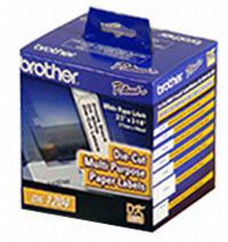 Brother White Die-Cut Multi-Purpose/Return Address Label Tape (.66in X 2.1in) (400 Labels) (DK-1204)