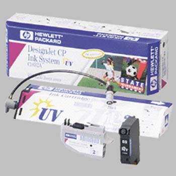 HP DesignJet 2800/3800CP Yellow UV Inkjet (300 Page Yield) (C1895A)