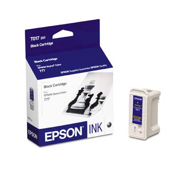 Epson Stylus 777 Black Inkjet (400 Page Yield) (T017201)