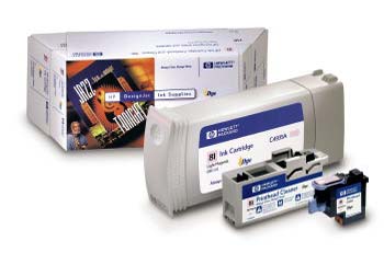 HP NO. 81 Light Magenta Inkjet Value Pack (Printhead/Inkjet/Cleaner) (C4995A)