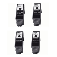 Compatible Dell P703W Black Inkjet (4/PK) (Series 20) (4BLK703)