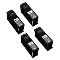 Compatible Dell P513/V313/V313W Black Inkjet (4/PK) (Series 22) (4BSRS22)