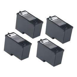 Compatible Dell 966/968/A966/A968 Black Inkjet (4/PK) (Series 7) (4BK968N)