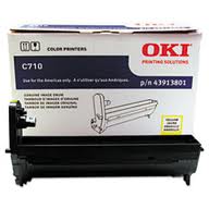 Okidata C710 Yellow Imaging Drum Unit (30000 Page Yield) (43913801)