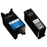 Compatible Dell P513/V313/515/715W Inkjet Combo Pack (Black/Color) (Series 21) (1B1CCS21)